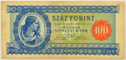 1946. 100Ft "B 133 077889" T:F Erős Papír / Hungary 1946. 100 Forint "B 133 077889" C:F Strong Paper Adamo F26, Krause P - Non Classés