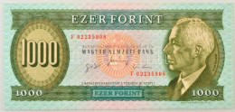 1996. 1000Ft "F 02235908" Ritka Betűjel! T:AU / Hungary 1996. 1000 Forint "F 02235908" Rare Serial! C:AU - Sin Clasificación