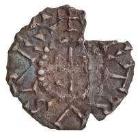 1038-1046. Denár Ag "Péter" (0.4g) T:F Ki. R! / Hungary 1038-1046. Denar Ag "Peter" (0.4g) C:F Cracked Rare! Huszár: 6., - Unclassified