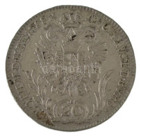 1788B 20kr Ag "II. József" (6,58g) T:XF / Hungary 1788B 20 Kreuzer Ag "Joseph II" (6,58g) C:XF Huszár: 1880., Unger III. - Unclassified