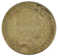 1848B 20kr Ag "V. Ferdinánd" T:AU Juszt. / Hungary 1848B 20 Kreuzer Ag "Ferdinand V" C:AU Adjusted Huszár: 2081., Unger  - Ohne Zuordnung