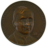 Seregély Dezső (1867-1948) 1928. "Serédi Justinián Magyarország Hercegprímása 1928" Egyoldalas Bronz Lemezplakett (103mm - Ohne Zuordnung