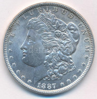 Amerikai Egyesült Államok 1887. 1$ Ag "Morgan" T:AU USA 1887. 1 Dollar Ag "Morgan" C:AU Krause KM#110 - Zonder Classificatie