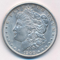 Amerikai Egyesült Államok 1900. 1$ Ag "Morgan" T:AU,XF Kis Karc USA 1900. 1 Dollar "Morgan" Dollar Ag C:AU,XF Kis Karc K - Sin Clasificación