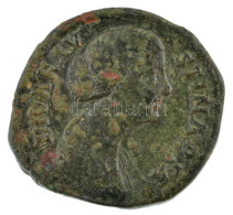 Római Birodalom / Róma / II. Faustina 175-180. Sestertius Bronz (22,98g) T:F / Roman Empire / Rome / Faustina II 175-180 - Ohne Zuordnung