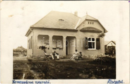 T2/T3 1934 Alsógöd (Göd), Nemessányi Nyaraló, Villa. Photo (fl) - Ohne Zuordnung