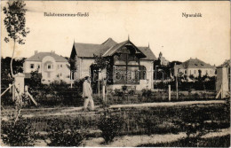 * T2/T3 1919 Balatonszemes-fürdő, Nyaralók. Tényi Kálmán Kiadása (fl) - Sin Clasificación