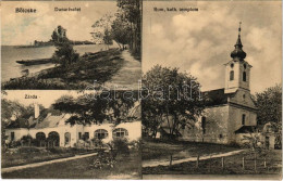 * T2/T3 1918 Bölcske (Paks), Duna, Zárda, Római Katolikus Templom - Sin Clasificación