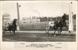 ** T2 1940 Budapest IV. Káposztásmegyer, Lóverseny, Mechanikus Handicap Győztese "Ébredő" - Unclassified