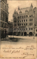 * T3 1903 Budapest V. Nádor Utca, Rimamurány-Salgótarjáni Vasmű Rt. Palotája, Körner Vilmos és Társa üzlete. Barta S. Ki - Sin Clasificación