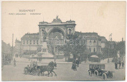 ** T2/T3 Budapest VII. Keleti Pályaudvar, Vasútállomás, Montázs Autóval, Hintóval és Villamossal (EK) - Non Classés