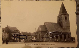 Estinnes - Estinnes Au Mont  - L'église - La Place - Estinnes