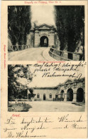 T2 1902 Arad, Eingang Der Festung, Thor Nr. 3., Officiers-Inspectionzimmer. Berger Manó / Vár Bejárata, 3. Várkapu, Tisz - Non Classés
