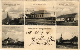 T3 1908 Baracháza, Barateaz, Calugarus, Baraczháza (Temes); Községháza, Görögkeleti Román Templom és Iskola, Római Katol - Sin Clasificación