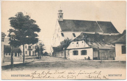 T2/T3 1908 Beszterce, Bistritz, Bistrita; Román Templom. F. Stolzenberg / Romanian Church (EK) - Ohne Zuordnung