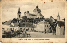 T3 1940 Bölön, Belin, Böllen, Blumendorf; Unitárius Templom / Biserica Unitar / Unitarian Church (EB) + "TÁBORI POSTAHIV - Sin Clasificación