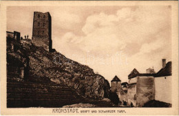 ** T1 Brassó, Kronstadt, Brasov; Graft Und Schwarzer Turm / Fekete Torony. H. Zeidner Postkarte No. 151. / Tower - Sin Clasificación