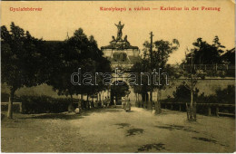 ** T1/T2 Gyulafehérvár, Karlsburg, Alba Iulia; Károly Kapu A Várban. W.L. 3156. / Castle Gate - Unclassified