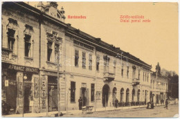 T2/T3 1909 Karánsebes, Caransebes; Zöldfa Szálloda, M. Francz Brachtl üzlete. W.L. (?) 325. / Otelul Pomul Verde / Hotel - Ohne Zuordnung