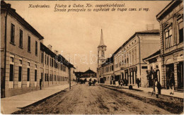 T2/T3 1919 Karánsebes, Caransebes; Fő Utca, Csász. Kir. Csapatkórház / Strada Principala Cu Ospitalak De Trupa Caes. Si  - Non Classificati