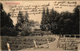 T2/T3 1909 Zabola, Zabala; Gróf Mikes Kastély. Moskovicz és Fejér Kiadása / Castle (EK) - Non Classés