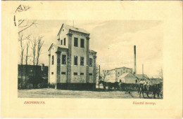 * T2/T3 Zsombolya, Jimbolia; Tűzoltó Torony, Malom. W.L. Bp. 6648. Bundy Ferenc Kiadása 1910-13. / Firefighters Tower, M - Unclassified