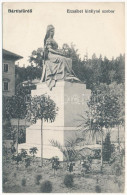 T2 1915 Bártfafürdő, Bardejovské Kúpele, Bardiov, Bardejov; Erzsébet Királyné (Sissi) Szobor / Sisi Statue - Ohne Zuordnung