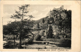 ** T4 Blatnica (Turócszentmárton), Vár Délről. Sochán P. 168. / Blatnicky Hrad / Castle (lyuk / Pinhole) - Unclassified