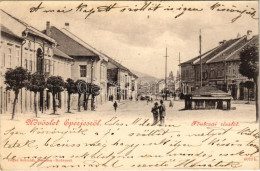 T3 1899 (Vorläufer) Eperjes, Presov; Fő Utca / Main Street (ázott Sarkak / Wet Corners) - Non Classés