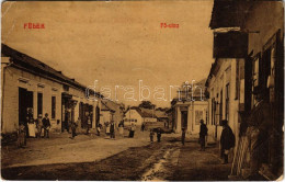 * T2/T3 1914 Fülek, Filakovo; Fő Utca, üzletek. Krämer Jeremiás 541. / Main Street, Shops (EB) - Zonder Classificatie