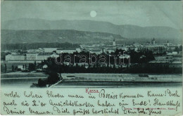 T2/T3 1898 (Vorläufer) Kassa, Kosice; Este. Varga Bertalan Kiadása / Night + "KASSA-RUTTKA 181. SZ." Vasúti Mozgóposta ( - Zonder Classificatie