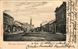 T2 1905 Losonc, Lucenec; Gácsi Utca, Belach Lajos üzlete. Redlinger Kiadása / Street, Shop - Unclassified