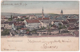 * T3 1906 Losonc, Lucenec; Látkép. Redlinger Kiadása / General View (EK) - Ohne Zuordnung