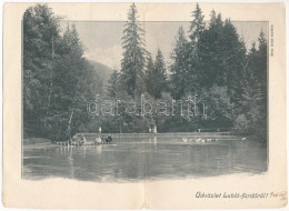 T4 1906 Lublófüred, Lubló-fürdő, Kúpele Lubovna (Ólubló, Stará Lubovna); 2-részes Kihajtható Panorámalap. Sima Antal Kia - Non Classés