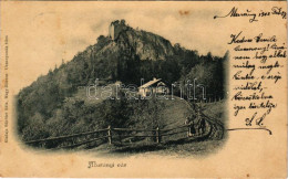 T2/T3 1902 Murány, Murányalja, Murán; Murányi Vára. Büchler Béla Kiadása / Muransky Hrad / Castle (fl) - Zonder Classificatie