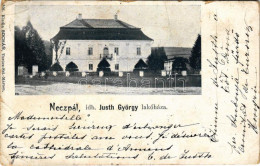 T3/T4 1903 Necpál, Necpaly (Túrócszentmárton, Martin); Stary Kastiel Justhovsky. Sochán 101 / Idb. Justh György Lakóháza - Ohne Zuordnung