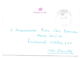 Belgique Franchise De Port Cabinet Du Roi Palais De Bruxelles 1978 - Franchigia