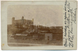 T3 1904 Pozsony, Pressburg, Bratislava; Vár és Dunapart / Castle And Danube Riverisde. Photo (EM) - Ohne Zuordnung