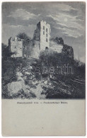 ** T2/T3 Pozsonyborostyánkő, Stupavsky Podzámok, Borinka (Stomfa, Stupava); Borostyánkő Vára Este. Wiesner Alfred Kiadás - Unclassified