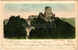 T2 1905 Zboró, Zborov; Zborói Várrom. Eschwig Ede F. Kiadása. Hajts Kornél Felvétele / Zborovsky Hrad / Castle Ruins - Zonder Classificatie