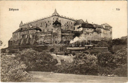 ** T2/T3 Zólyom, Zvolen; Vár, Gőzmozdony. Vasúti Levelezőlapárusítás 350. / Castle, Locomotive (EK) - Ohne Zuordnung