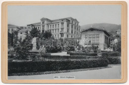 ** T2/T3 Abbazia, Opatija; Hotel Stephanie. Stengel & Co. Board Photo (16,5 X 10,7 Cm) (non PC) - Sin Clasificación