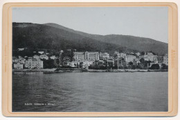 ** T2/T3 Abbazia, Opatija; V. Meer / From The Sea. Stengel & Co. Board Photo (16,5 X 10,7 Cm) (non PC) - Sin Clasificación