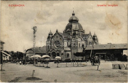 T2/T3 1911 Szabadka, Subotica; Izraelita Templom, Zsinagóga, Piac, Gyógyszertár / Synagogue, Market, Pharmacy (fl) - Non Classificati