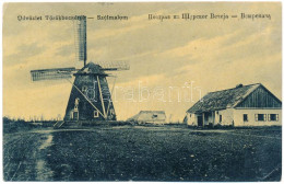 T2/T3 1907 Törökbecse, Újbecse, Novi Becej; Szélmalom. W.L. 1041. / Windmill (EK) - Zonder Classificatie