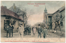 T2 1906 Törökbecse, Újbecse, Novi Becej; Fő Utca, Templom, üzlet. Jovanovits Giga Kiadása / Main Street, Church, Shop - Non Classificati