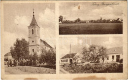 * T2/T3 Tobaj (Németújvár, Güssing), Kirche, Geschäfte / Templom, üzletek / Church, Shops (fl) - Ohne Zuordnung