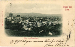 T2 1899 (Vorläufer) Linz, Blick Auf Bauernberg, Konstruktion / Construction - Sin Clasificación