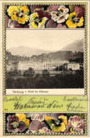 T2 1901 Salzburg, Hotel De L'Europe. Würthle & Sohn Art Nouveau, Floral, Litho - Sin Clasificación