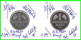 ALEMANIA - DEUTSCHLAND - GERMANY - SERIE COMPLETA DE 4 -MONEDAS DE 1.00 DM   AÑO 1983 - DE LAS CECAS.- F -.D -.G -.J.. - 1 Marco